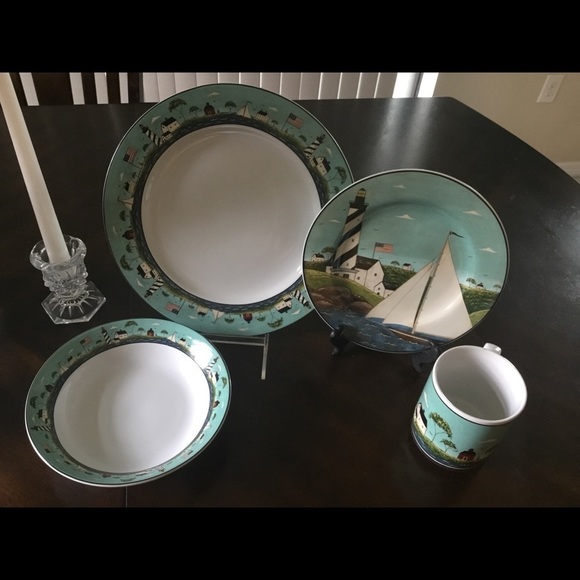 Coastal BREEZE 1998 WARREN KIMBLE DINNER SET - Picture 5 of 11